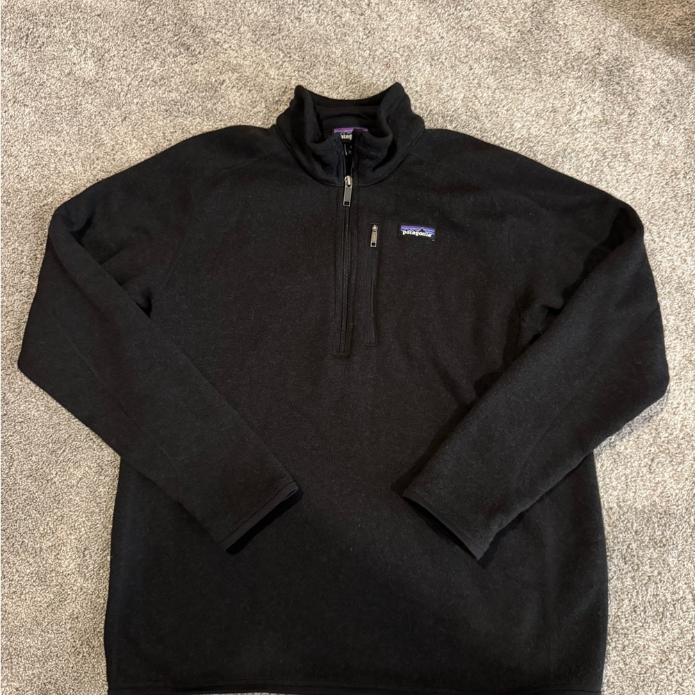 Patagonia | Men's Black Zip-Up Better Sweater
